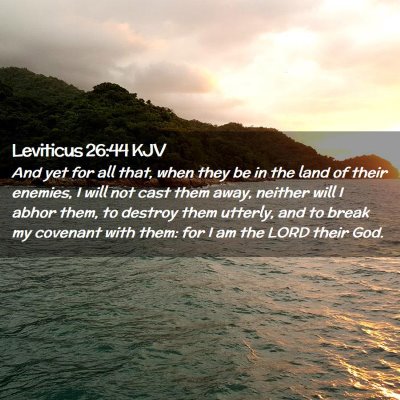 Leviticus 26:44 KJV Free Bible Images