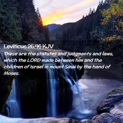 Leviticus 26:46 KJV Free Bible Images