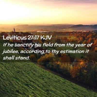 Leviticus 27:17 KJV Free Bible Images