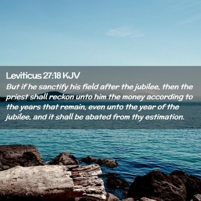 Leviticus 27:18 KJV Free Bible Images