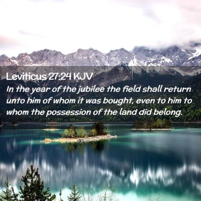 Leviticus 27:24 KJV Free Bible Images