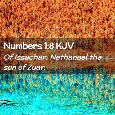 Numbers 1:8 KJV Free Bible Images