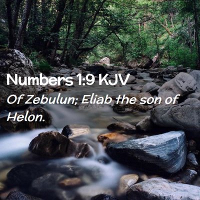 Numbers 1:9 KJV Free Bible Images