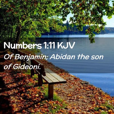 Numbers 1:11 KJV Free Bible Images