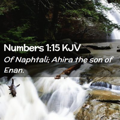 Numbers 1:15 KJV Free Bible Images