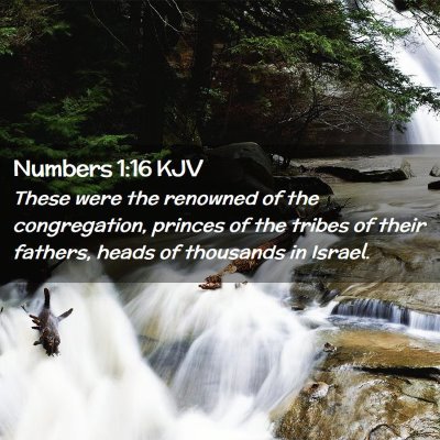 Numbers 1:16 KJV Free Bible Images