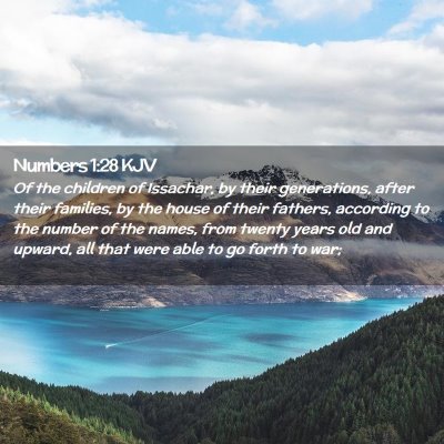 Numbers 1:28 KJV Free Bible Images