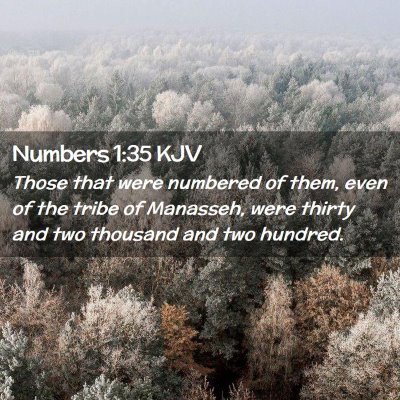 Numbers 1:35 KJV Free Bible Images