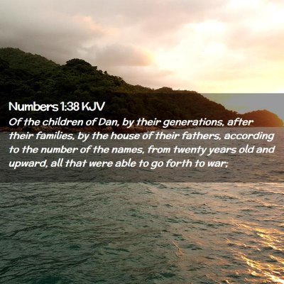 Numbers 1:38 KJV Free Bible Images