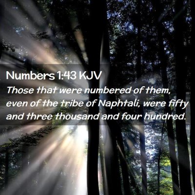 Numbers 1:43 KJV Free Bible Images