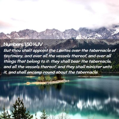 Numbers 1:50 KJV Free Bible Images