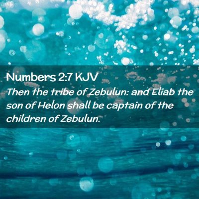 Numbers 2:7 KJV Free Bible Images