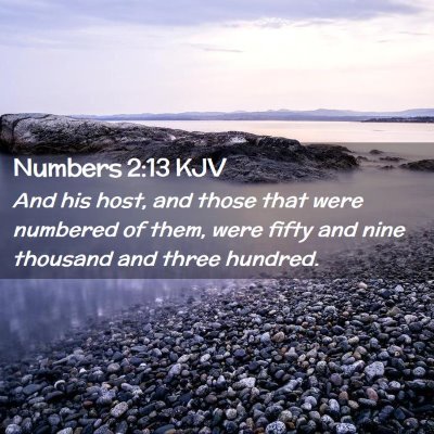 Numbers 2:13 KJV Free Bible Images