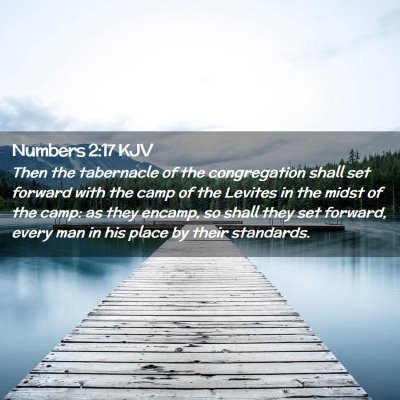 Numbers 2:17 KJV Free Bible Images