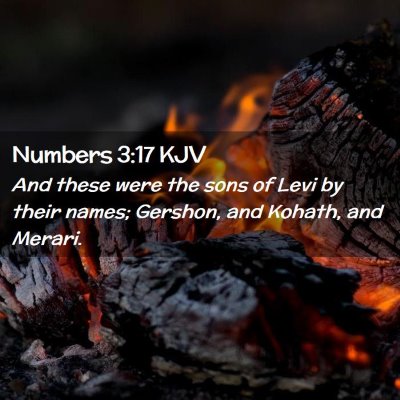 Numbers 3:17 KJV Free Bible Images