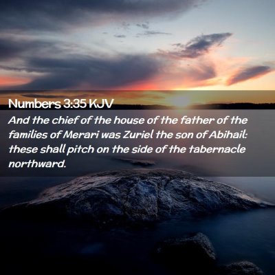 Numbers 3:35 KJV Free Bible Images