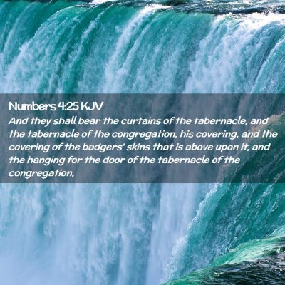 Numbers 4:25 KJV Free Bible Images