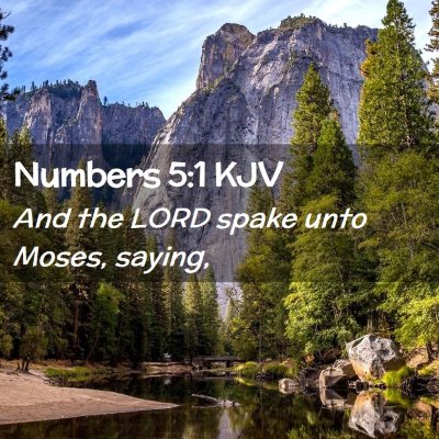 Numbers 5:1 KJV Free Bible Images