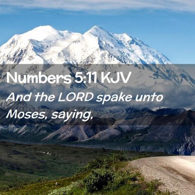 Numbers 5:11 KJV Free Bible Images