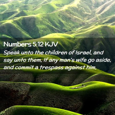 Numbers 5:12 KJV Free Bible Images