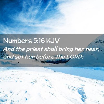 Numbers 5:16 KJV Free Bible Images