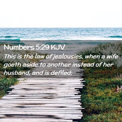 Numbers 5:29 KJV Free Bible Images