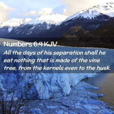 Numbers 6:4 KJV Free Bible Images