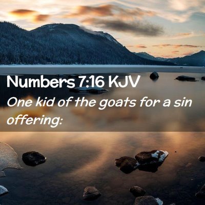 Numbers 7:16 KJV Free Bible Images