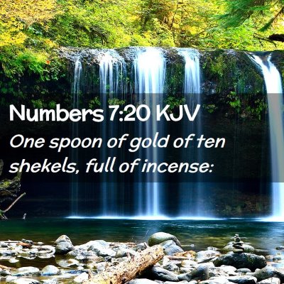 Numbers 7:20 KJV Free Bible Images