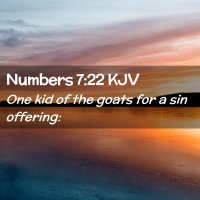 Numbers 7:22 KJV Free Bible Images