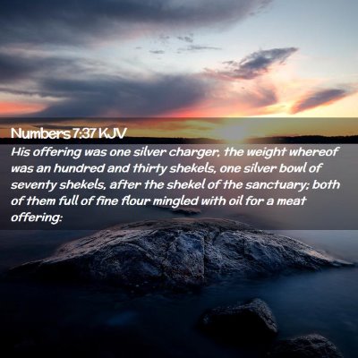 Numbers 7:37 KJV Free Bible Images