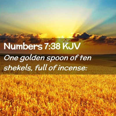 Numbers 7:38 KJV Free Bible Images