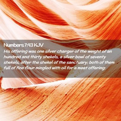 Numbers 7:43 KJV Free Bible Images