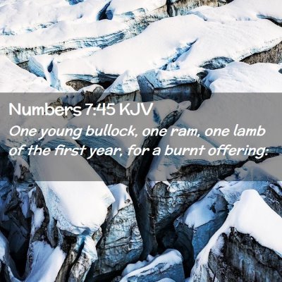 Numbers 7:45 KJV Free Bible Images