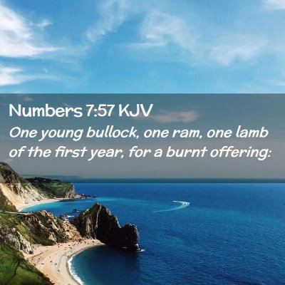 Numbers 7:57 KJV Free Bible Images