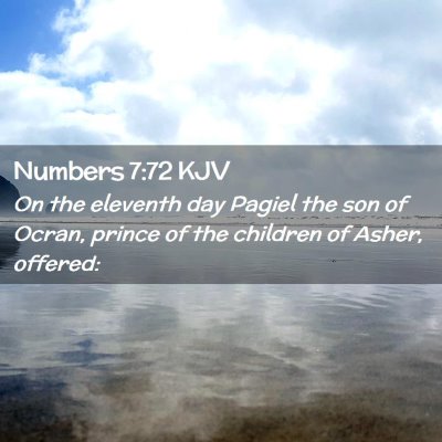 Numbers 7:72 KJV Free Bible Images