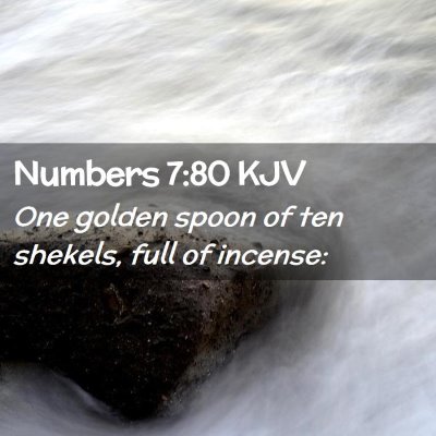 Numbers 7:80 KJV Free Bible Images