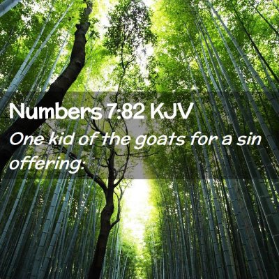 Numbers 7:82 KJV Free Bible Images