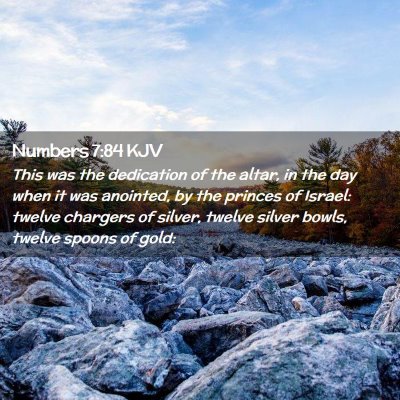 Numbers 7:84 KJV Free Bible Images