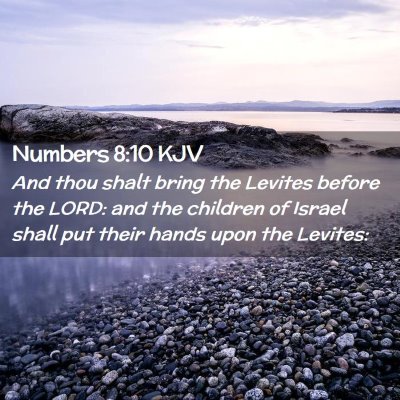 Numbers 8:10 KJV Free Bible Images