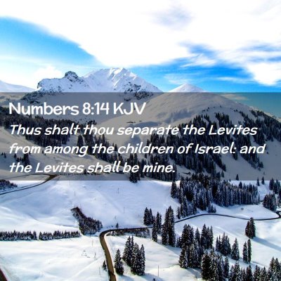 Numbers 8:14 KJV Free Bible Images