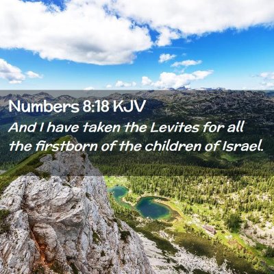 Numbers 8:18 KJV Free Bible Images