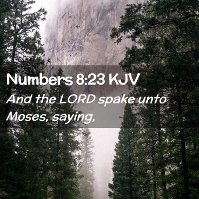 Numbers 8:23 KJV Free Bible Images