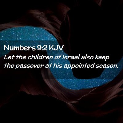 Numbers 9:2 KJV Free Bible Images