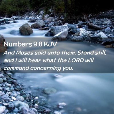 Numbers 9:8 KJV Free Bible Images