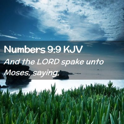 Numbers 9:9 KJV Free Bible Images