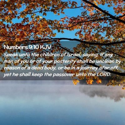 Numbers 9:10 KJV Free Bible Images