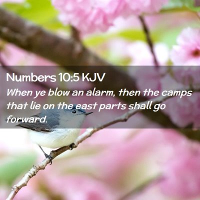 Numbers 10:5 KJV Free Bible Images