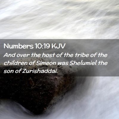 Numbers 10:19 KJV Free Bible Images