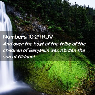 Numbers 10:24 KJV Free Bible Images